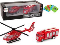 Игрушечная пожарная машина Lean Toys Die-Cast, красный цв.