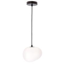 Valgusti rippuv Candellux Lighting Stones, E27, 1 x 40 W, valge v. / must v., 20 x 17 cm