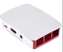 Dėklas Raspberry Pi 2 / Pi 3 / Model B+ Case, balta sp./raudona sp.
