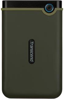 Kietasis diskas Transcend StoreJet, HDD, 1 TB, žalia sp.
