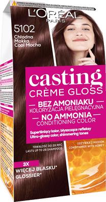 Matu krāsa L’Oréal Paris Casting Creme Gloss, cool mocha krās., 5102, 180 ml