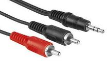 Adapteris Hama, 3.5 mm male, 2 m
