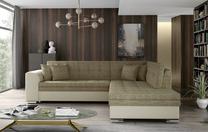Kampinė sofa Pieretta Berlin 03, Soft 33, šviesiai ruda sp., dešininė, 205 x 260 cm x 80 cm