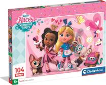 Dėlionė Clementoni Alices Wonderland Bakery 25046, 33.5 cm x 48.5 cm, 104 vnt., įvairių spalvų