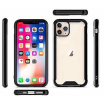 Чехол для телефона Mocco Apple iPhone 12 / iPhone 12 Pro, прозрачный цв./черный цв., Apple
