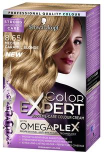 Matu krāsa Schwarzkopf Color Expert, medium caramel blond krās., 8-65, 50 ml