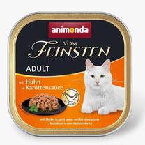 Mitrā kaķu barība Animonda Vom Feinsten Chicken, Beef & Carrot, liellopa gaļa/vistas gaļa/burkāns, 0.100 kg