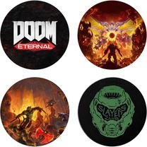 Uzlīme Pyramid International DOOM Eternal Coaster Set Slayers Club, daudzkrāsaina, 4 gab.