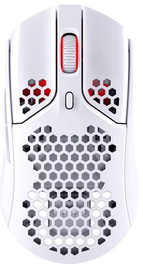 Bezvadu spēļu pele HyperX Pulsefire Haste, balta krās.