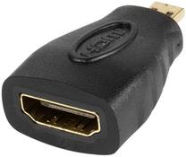 Adapteris Vivanco HDMI-A to HDMI-D 47089 Micro HDMI D male, HDMI A, melna krās.