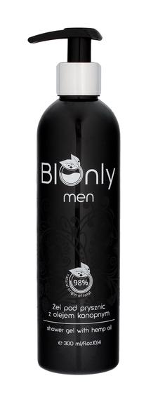 Kūno prausimosi želė vyrams BIOnly Shower Gel With Hemp Oil, 300 ml