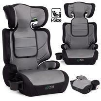 Automobilinė kėdutė EcoToys 2in1, juoda sp./pilka sp., 100 - 150 cm