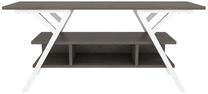 ТВ стол Kalune Design Minerva, белый цв./темно-серый цв., 35 см x 120 см x 55 см
