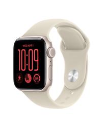 Išmanusis laikrodis Apple Watch SE 3 GPS 40mm MJKW4ET/A, starlight aluminium korpusas su sand sport dirželiu - M/L