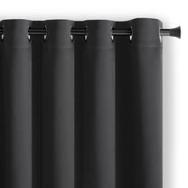 Шторы блэкаут Restilo Blackout, черный цв., 140 см x 175 см