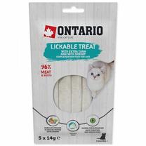 Skanėstas katėms Ontario Lickable Treats Tuna With Shrimp, tunas, 0.014 kg, 5 vnt.