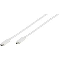Kabelis Vivanco 45354 USB Type-C, USB Type C, 2 m, balta krās.