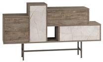 Spintelė Kalune Design Hermes 855DTE4224, tamsiai ruda sp., 35.5 cm x 160 cm x 90 cm
