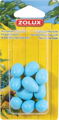 Dekoratīvās kanāriju olas Zolux 10 False Canary Eggs, 12.5 cm x 6.3 cm x 2 cm
