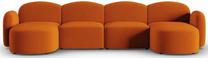 Sofa Micadoni Home Blair Panoramic, terakotinė sp., 350 x 155 cm x 80 cm