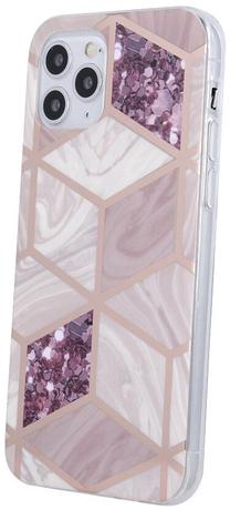 Чехол для телефона TelForceOne Geometric Marmur Heather, розовый цв., Xiaomi