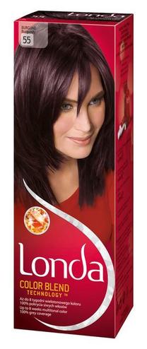 Kраска для волос Londa Color Blend Technology, burgundy цв., Burgundy 55, 100 мл