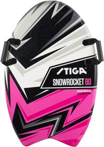Лыжная доска Stiga Snowrocket 80, белый цв./черный цв./розовый цв., 80 см x 51 см