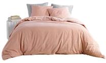 Gultas veļas komplekts Douceur d`Interieur Linette, balta krās./rozā krās./pelēka krās., 63 x 63 cm, 220 x 240 cm