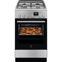 Dujinė viryklė su elektrine orkaite Electrolux 600 serija „SteamBake“ LKK560211X