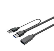Kabelis Vivolink Pro PROUSB3AAF15C USB 3.0, USB A female, 7 m, juoda sp.