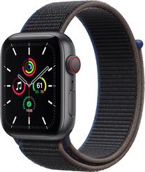 Viedais pulkstenis Apple Watch SE GPS + Cellular, 44mm, melns krās.