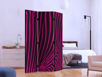 Širma Artgeist Zebra Pattern (Violet) Paravent0092_3Cz_J, įvairių spalvų, 135 cm x 172 cm