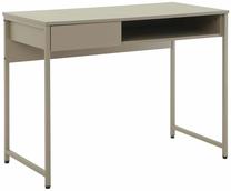 Rakstāmgalds ar atvilktnēm Home4you Dimitra 40754, 100 cm x 50 cm, 76 cm, pelēka krās.