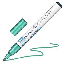 Tekstimarker Schneider Paint-lt 011, 2 mm, metall v./roheline v.