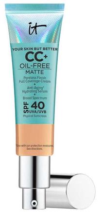Жидкая основа для макияжа IT Cosmetics CC+ Oil-Free Matte, SPF 40, neutral tan, 32 мл