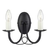 Valgusti seinale Elstead Lighting Minster 2, E14, 2, valge v. / must v.