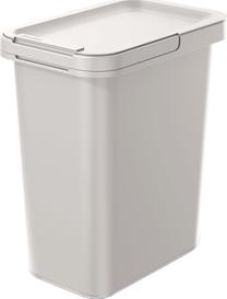 Atkritumu tvertne Prosperplast 225, pelēka krās., 12 l, 35 cm x 19.5 cm