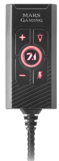 Garso plokštė Mars Gaming MSC2 Sound Card 7.1 USB, juoda sp.
