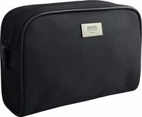 Kosmētikas soma Hugo Boss, 24 cm x 8 cm, melna krās.