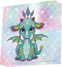 Deimantinė mozaika Diamond Dotz Ariel the Baby Dragon DBX.010, įvairių spalvų, 8.67 g
