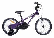 Vaikiškas dviratukas su papildomais ratukais, vaikų Tabou Mini Lite MG, balta sp./violetinė sp., 6", 16"
