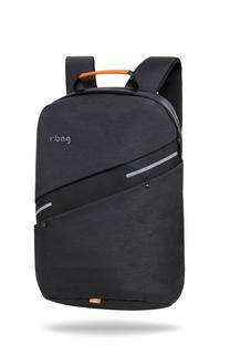 Mokyklinė kuprinė R-bag Bunker Z111, juoda sp., 47 cm x 32 cm x 16 cm