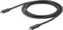 Kabelis StarTech USB-C to USB-C USB Type-C, USB Type-C, 0.5 m, melna krās.