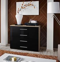 Komoda ASM Go, ąžuolo, 100 cm x 40 cm x 83 cm