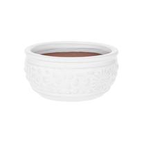 Gėlių vazonas Domoletti GG.6689.032 CL.GI.158, keramika/molis, Ø 32 cm, balta sp.