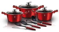 Puodų ir keptuvių rinkinys, su priedais Berlinger Haus Metallic Line BH/6150