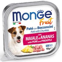Влажный корм для собак Monge Fruit Pork/Pineapple, 0.1 кг