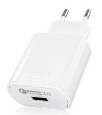 Adapteris Blackmoon, Europlug/USB 3.0 A female