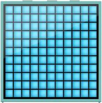 Belaidė kolonėlė Divoom TimeBox Mini, mėlyna sp./žalia sp., 5 W