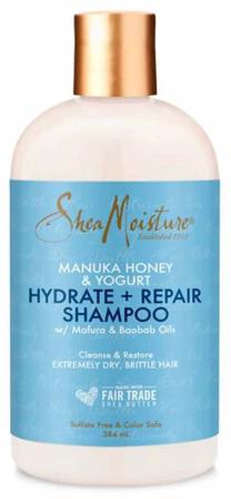 Шампунь Shea Moisture Manuka Honey And Yoghurt Hydrate + Repair, 384 мл